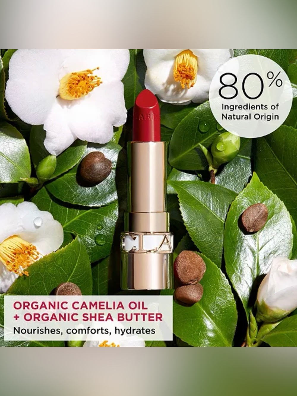 NEW! Clarins Joli Rouge Satin Lipstick in Spicy Cinnamon 737 - Picture 7 of 13
